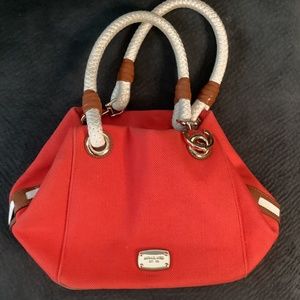 Michael Kors, orange shoulder bag